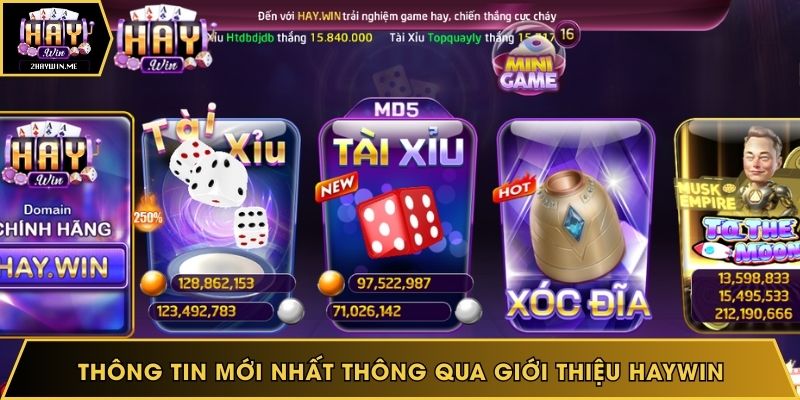 Thông tin mới nhất thông qua giới thiệu Haywin